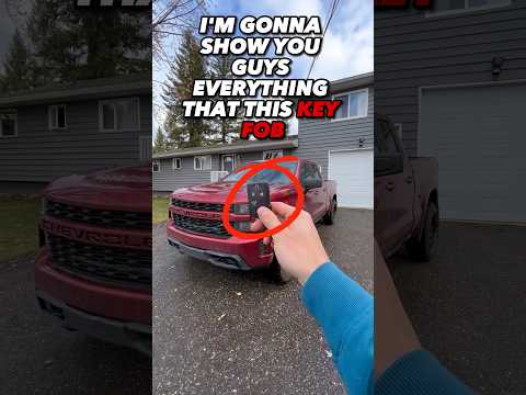 KEY FOB SECRETS!! #silverado #automobile #chevysilverado