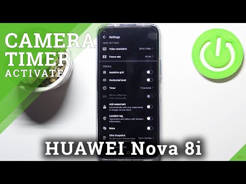How to Use Camera Timer on HUAWEI Nova 8i - Set Up Camera Timer