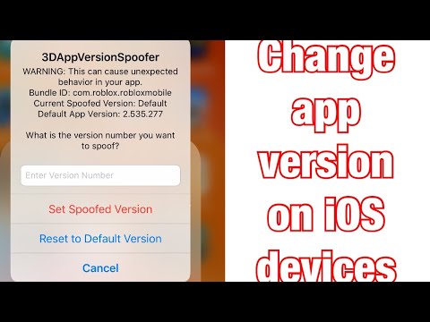 How to Spoof App Version on iOS! (3DAppVersionSpoofer)
