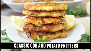 Classic Cod and Potato Fritters | Spanish Buñuelos de Bacalao y Patata