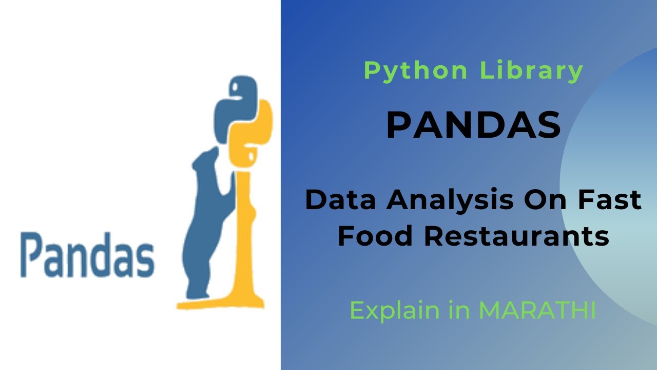 Python Pandas Project | Data Analysis on Fast Food Restaurants