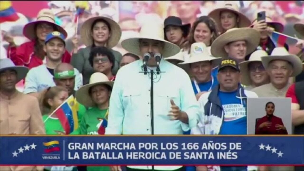 Maduro canta e balla "Don't worry, be happy" e lancia appello per pace durante comizio in Venezuela