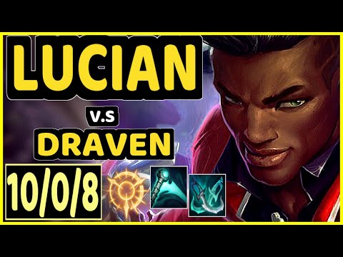 DEFT (LUCIAN) vs DRAVEN - 10/0/8 KDA BOTTOM ADC CHALLENGER GAMEPLAY - KR
