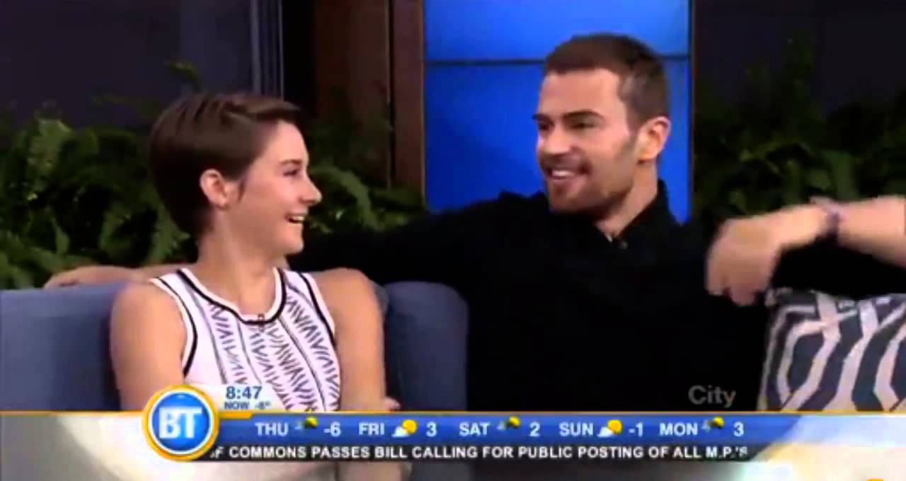 Shailene Woodley & Theo James on BT Toronto