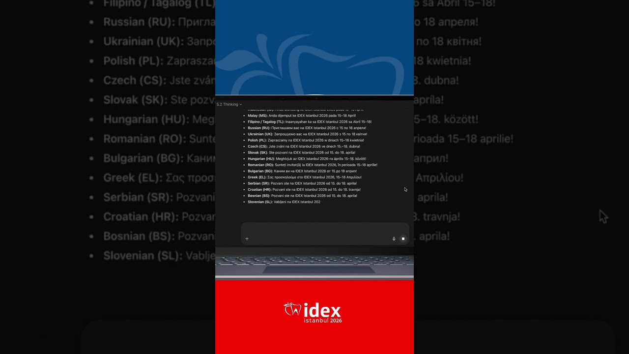 🌍 The world’s meeting in Istanbul — we look forward to seeing you there.
