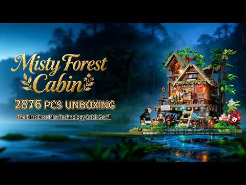 Vidéo Lumibricks Retro House 10015 : Cabane dans la forêt brumeuse