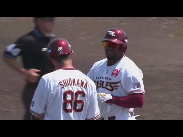 【ファーム】イーグルス・カスティーヨ センター前へ逆転の2点タイムリーヒット!! 2021/6/12 E-G(ファーム)