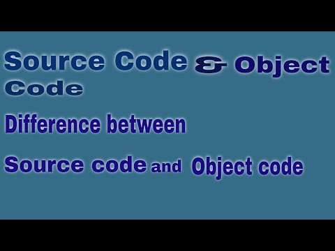 Difference Between Source Code And Object Code In Urdu Hindi What Is Source Code Object Code
