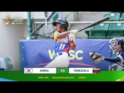 HIGHLIGHTS – Korea vs. Venezuela – WBSC U-12 Baseball World Cup