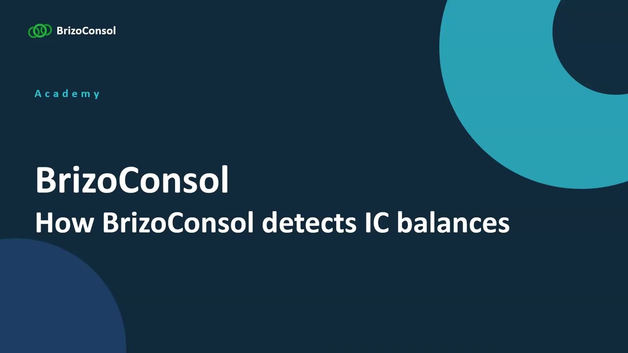 Detecting Intercompany Balances with BrizoElim