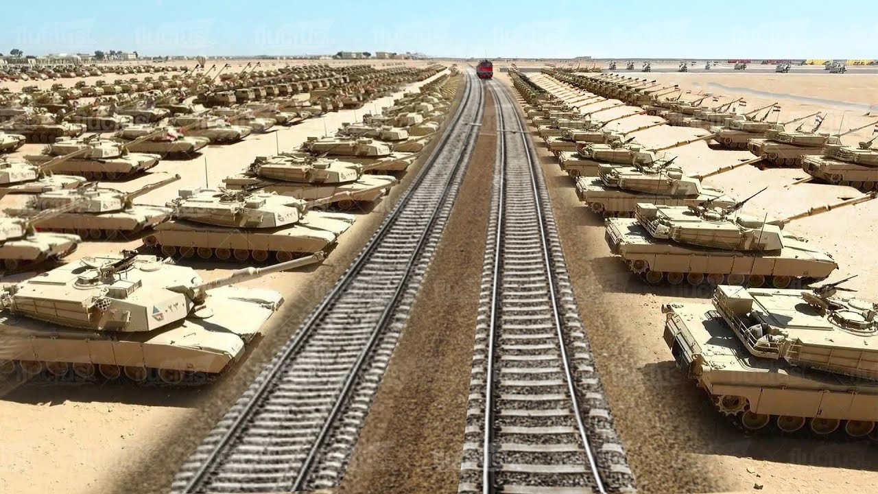 Behind US’ Insane Logistic Operation Moving Billion $ Worth of M1 Abrams Tanks