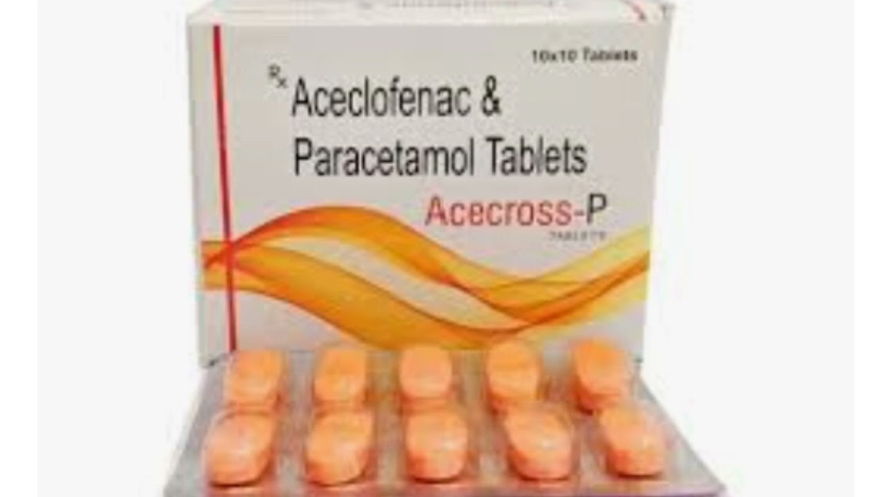 Acecross -P || Aceclofenac and paracetamole tablets || Optometry solution ||