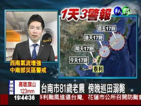 台南市81歲老農 傍晚巡田溺斃