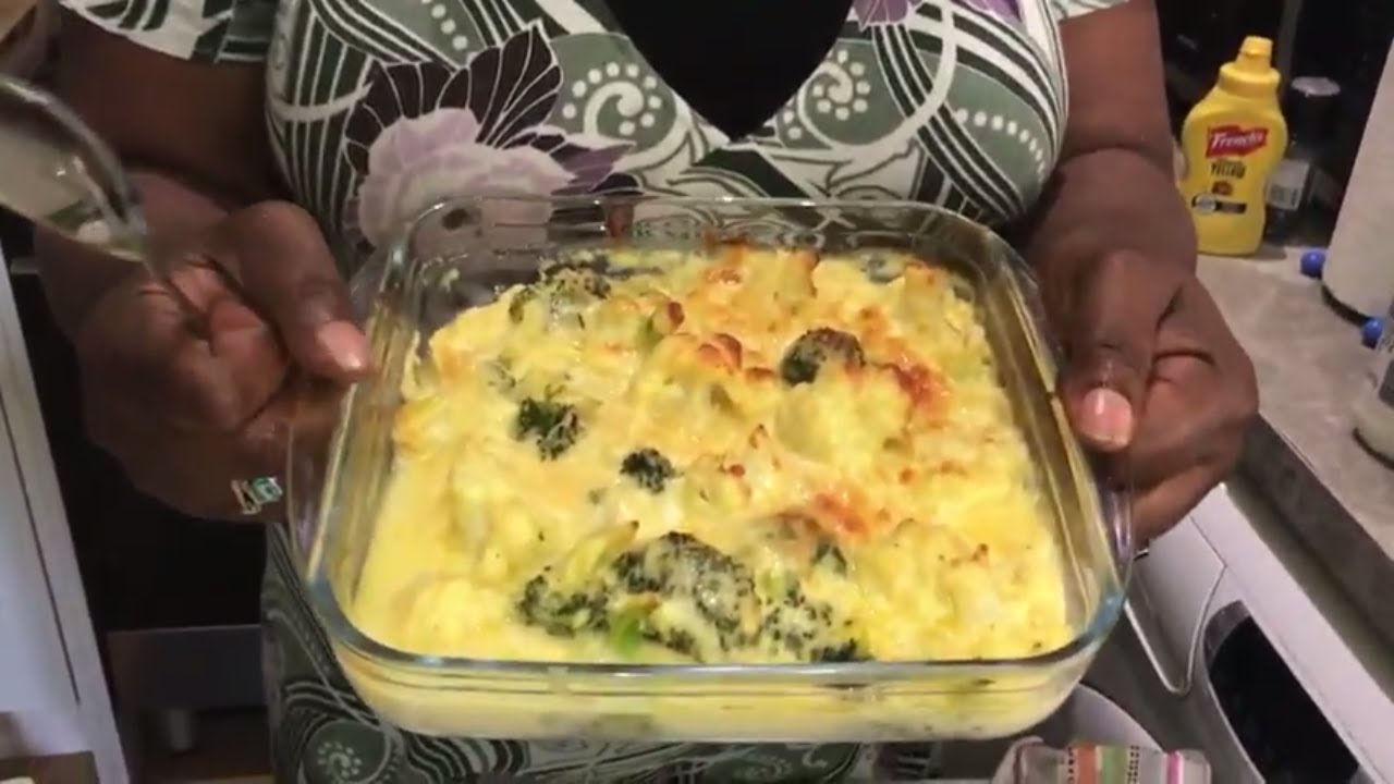 How to make Cauliflour and Broccoli Cheese bake
