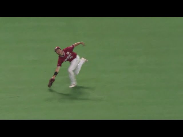 【6回裏】懸命に伸ばした!! イーグルス・島内が決死のプレー!! 2018/8/7 F-E