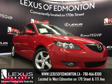Used Red 2006 Mazda Mazda3 GT Manual Review | Vegreville Alberta