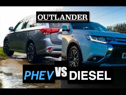 Hybrid vs Diesel Mitsubishi Outlander - Inside Lane