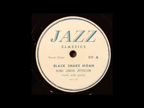 Video thumbnail for Black Snake Moan (OKeh Version)