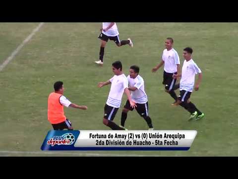 FORTUNA DE AMAY (2) vs (0) UNIÓN AREQUIPA - 2DA DE HUACHO - 5TA FECHA/2017.