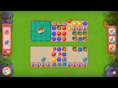 Gardenscapes level 12221 Gameplay #Bubunka
