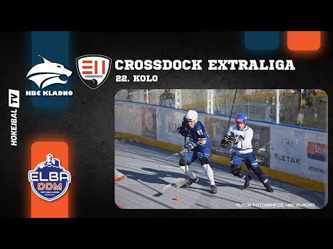 Highlights 22.kola CROSSDOCK Extraligy hokejbalu | HBC Kladno vs. Elba DDM Ústí nad Labem | 23.3.24