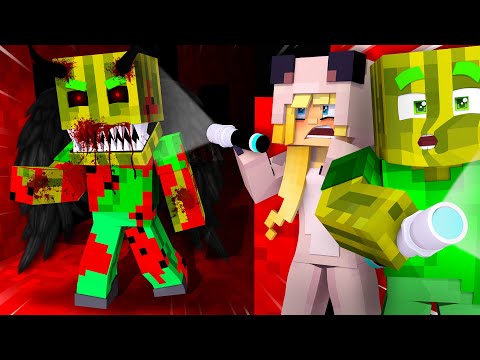 24 STUNDEN bei CHAOSFLO44.EXE ÜBERNACHTEN?! - Minecraft MONSTER VILLA