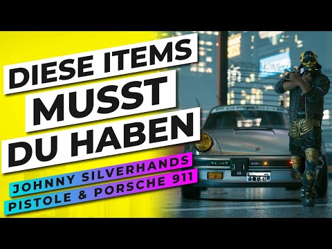 DIESE ITEMS MUSST DU HABEN! Silverhands PORSCHE 911 & MALORIAN ARMS PISTOLE - Cyberpunk 2077