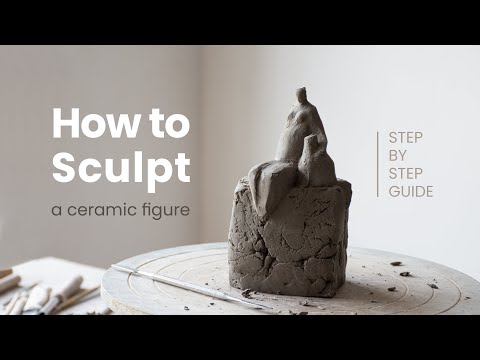 Easy clay sculpture tutorial: sculpting a simple figure