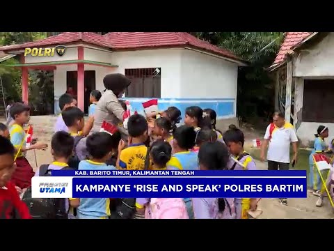 POLRES BARTIM GELAR KAMPANYE ''RISE AND SPEAK''