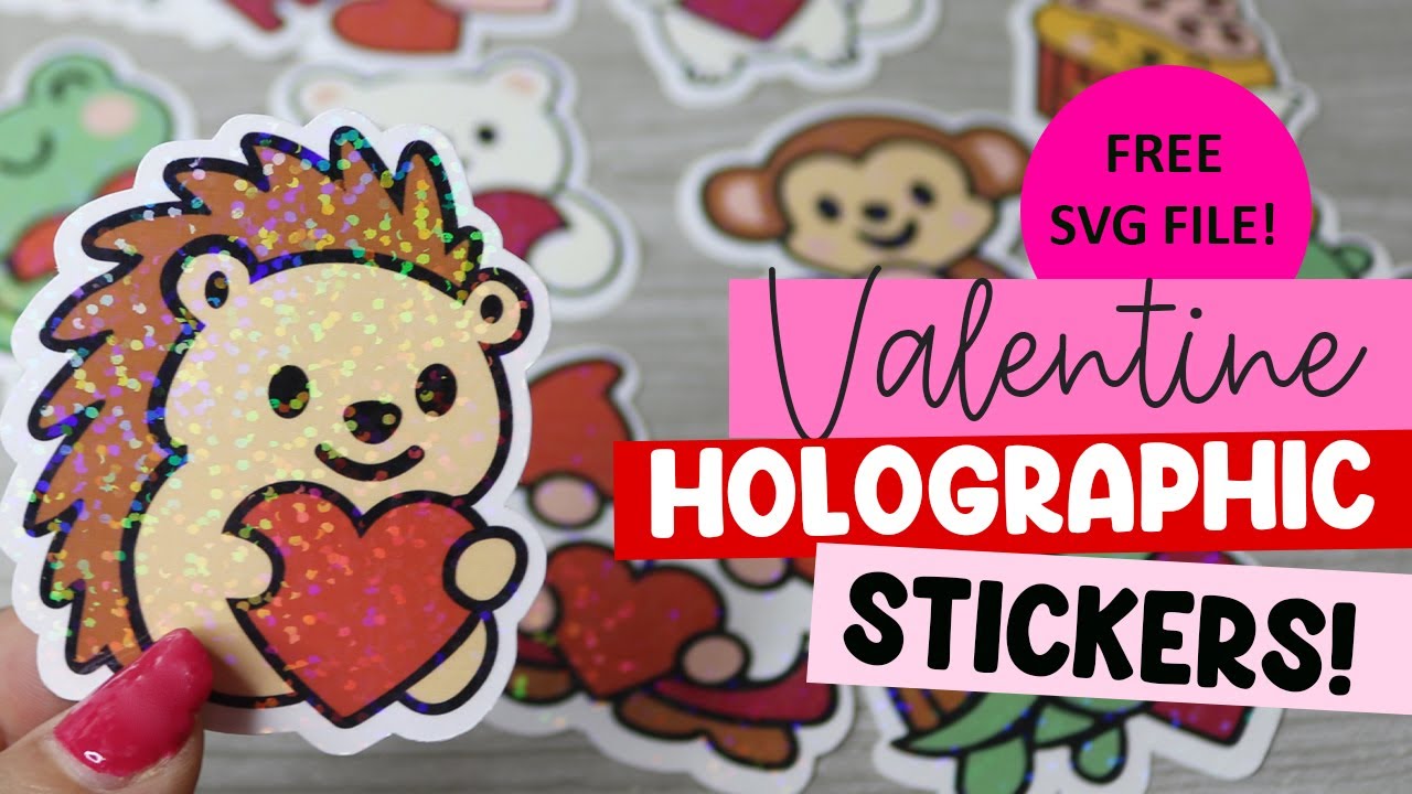 Valentine's Day Sticker Ideas & Cricut Tutorial