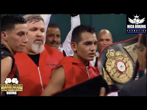 Melvin Lopez de nicaragua VS Jose Maria de Mexico Titulo NABA