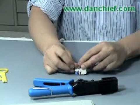 EZ-Term (Termination Tool for 90° Keystone Jack) Model No.DC-DL807-EM