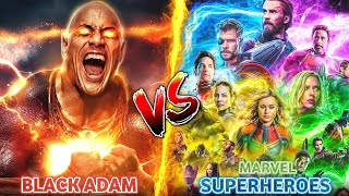 Black Adam Vs Avengers / Which Avenger can Defeat Black Adam ? / IN HINDI