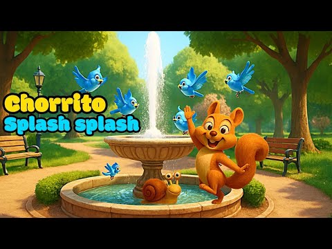El Chorrito en la Fuente | Canción Infantil para cantar 🌞🐌🐿️