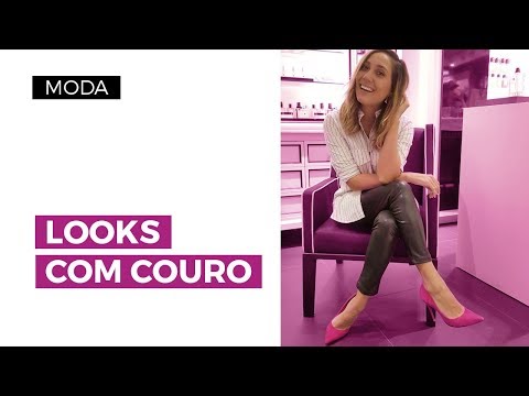 Como usar couro nos looks do dia a dia | CAMILA GAIO