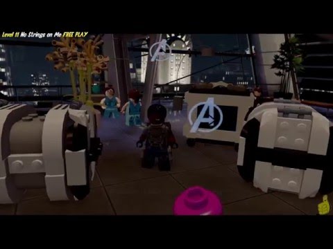 Lego Marvel Avengers: Lvl 11 / No Strings on Me FREE PLAY (All Collectibles) - HTG