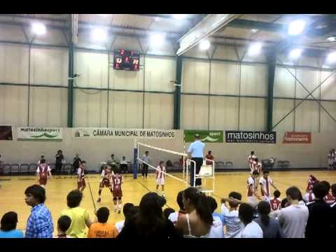 Leixões X Ala Gondomar - Fase final campeonato nacional voleibol masculino juvenis 14-05-2011 2