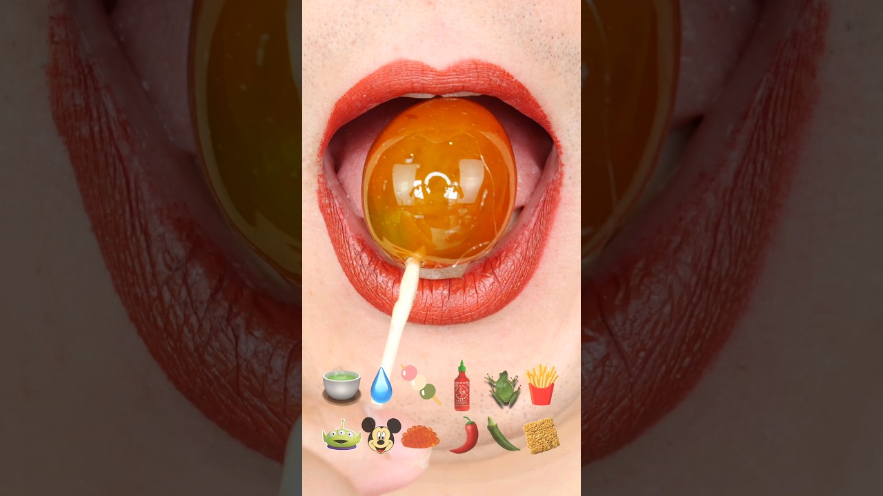 ASMR Satisfying Eating 🍅 Tanghulu Cherry Tomato asmr eating sounds - inASMR