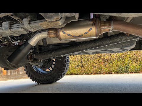 NEW EXHAUST FOR MY 2nd GEN TACOMA! (Black Widow Widowmaker!)