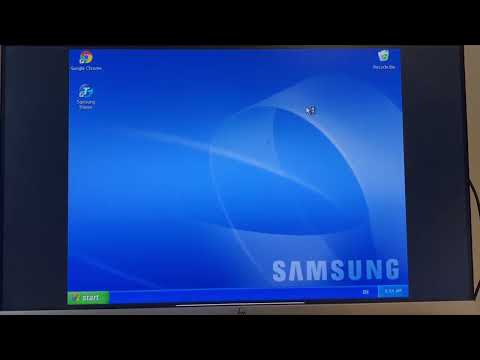 Samsung Theme Startup on my Windows XP Virtual Machine (Windows Longhorn Beta Sounds)