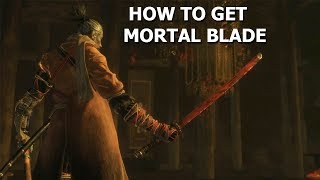 How to Get Mortal Blade Sekiro Shadows die Twice | Folding Screen Monkey