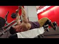 Skull Crushers + Chest Press