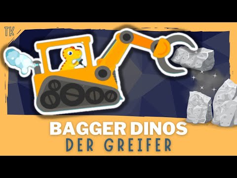 Bagger Dinos ⭐ Der Greifer [ Kindervideos | Kinderfilme ] #telekids