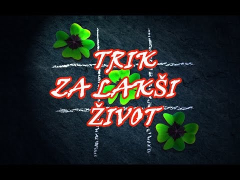 TRIK ZA LAKŠI ŽIVOT BEZ STRAHA