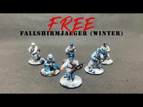 Den KOSTENLOSEN Fallshirmjaeger-Rahmen (Winter) bemalt