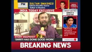 Prakash Javadekar Exclusive On His New Portfolio