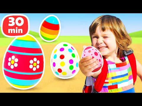 Ich heiße Bianca. Überraschungseier für Bianca. Spielzeug Videos für Kinder