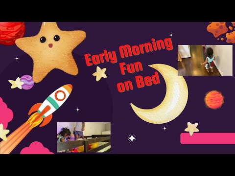 Early Morning Fun on Bed- Kids FUN