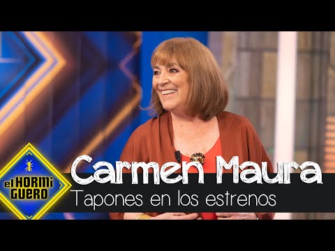 Carmen Maura se pone tapones en los oidos en los estrenos - El Hormiguero