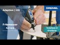 Dremel Hochgeschwindigkeits-Fräsmesser 6,4 mm, größter dreieckiger Kopf Video
